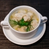 Пельмени мясные с бульоном